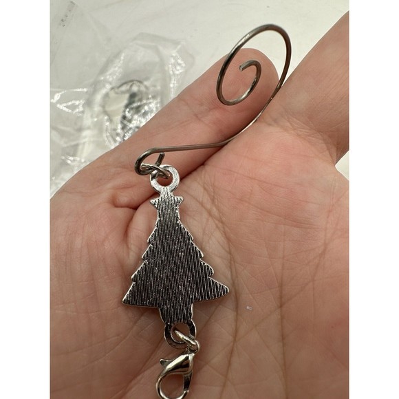 BANBERRY DESIGNS Christmas Ornament Hooks - Set of 12 Metal Tree  New - Picture 3 of 6